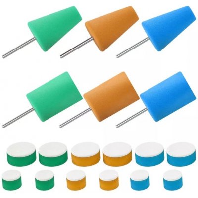 ChemicalWorkz Set leštících mini kotoučů a kuželů 18 ks | Zboží Auto