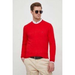 Tommy Hilfiger bavlněný svetr lehký MW0MW33511 červená