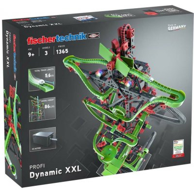 Fischer technik 544619 Profi Dynamic XXL Kuličková dráha 1310 ks – Zboží Živě