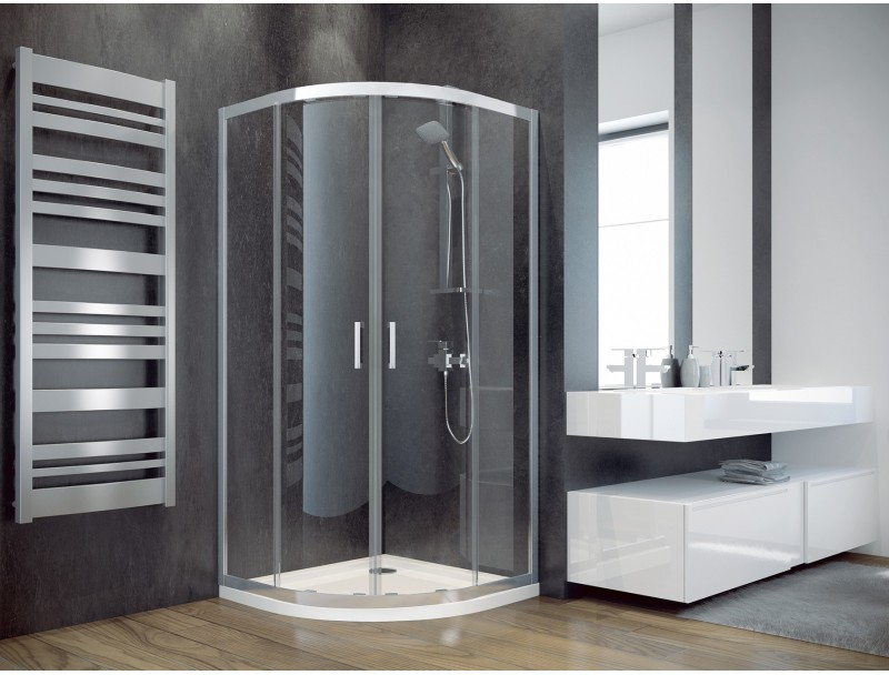 Besco MODERN HR 80x80 (90x90), výška 185 cm 90x90 cm MODERN HR 90185 M, MP-90-185-M chrom mat