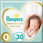 Pampers Premium Care 0 30 ks – Sleviste.cz