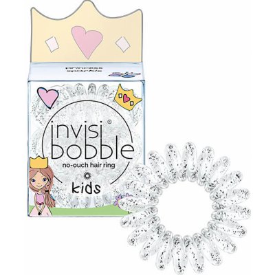 Dětská spirálová gumička do vlasů Invisibobble Kids Princess Sparkle - čirá se třpytkami, 3 ks (IB-KI-PC10001-2) – Zbozi.Blesk.cz