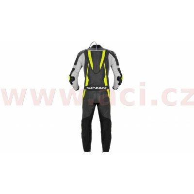 Jednodílná kombinéza Spidi Sport Warrior Perforated Pro černá/žlutá/bílá | Zboží Auto
