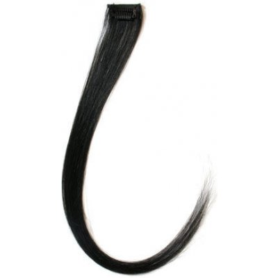 Clip in pramen - různe délky a barvy - pravé vlasy fialová 20 cm – Zboží Mobilmania