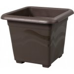 Nohel Garden květináč QUATTRO plastový terakota 30x30 cm – Zboží Mobilmania