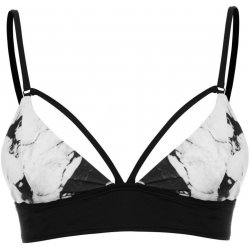 Firetrap Strap Bikini Top White Marble