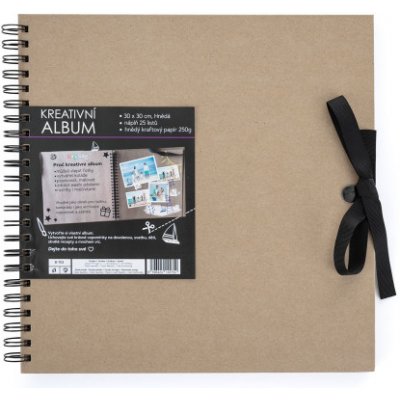 Karton P+P Kreativní album - 30,5 x 30,5 cm - hnědé - 8-703 – Karton P+P | | – Zboží Živě