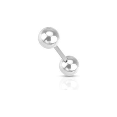 Šperky4U piercing do jazyku perličky PJ01031-W