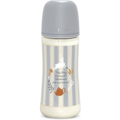 Suavinex Wonderland kojenecká láhev fyziologický průtok modrá 360 ml – Zboží Dáma