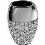 EUROFIRANY DEKORAČNÍ VÁZA PALMERU 14X9X20 CM STŘÍBRNÁ – Hledejceny.cz