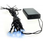 Solight LED vánoční řetěz 3m 20xLED 3x AA modré světlo zelený kabel 1V50-B – Hledejceny.cz