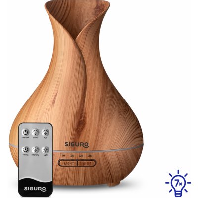 Siguro AD-G40 Light WoodSGR-AD-G400LW aroma difuzér 400 ml – Zboží Mobilmania