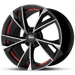 MAM RS6 7x16 5x112 ET40 black polished red inside – Zboží Mobilmania