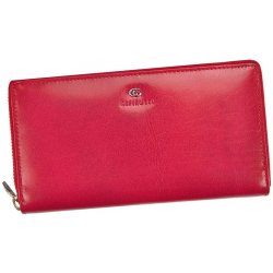 Červená peněženka s kapsou na mobil GDP237