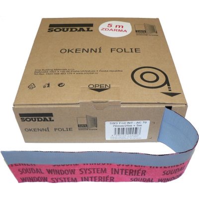 SOUDAL Okenní fólie EKO INT-AC 70 mm x 25 m – Zboží Živě