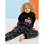 Chlapecké pyžamo autíčka 1F0819 černá – Sleviste.cz