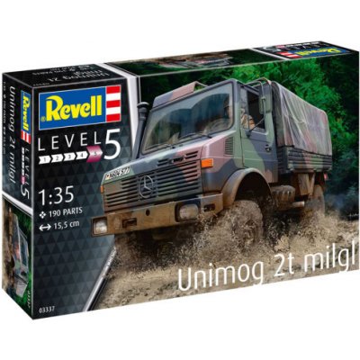 Revell ModelKit military 03337 Unimog 2T milgl 1:35