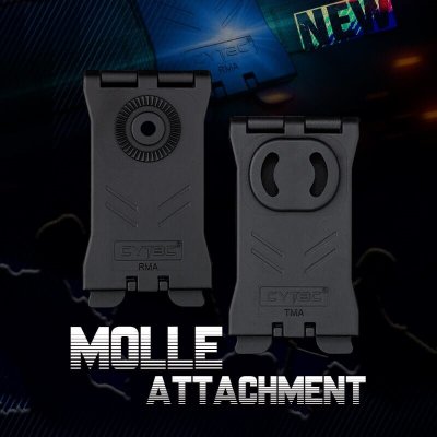 Cytac Molle klip R - Serie obdélníkový černý – Zboží Dáma