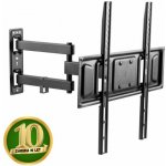 Držák na TV 32"- 55" na zeď Holmios, kloubový 90°h +10-15°v, nosnost 35kg, 10 let záruka – Zboží Mobilmania