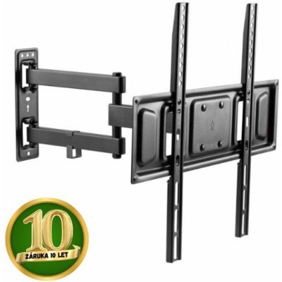 Držák na TV 32"- 55" na zeď Holmios, kloubový 90°h +10-15°v, nosnost 35kg, 10 let záruka – Zboží Mobilmania