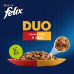 Felix Fantastic Duo kuře a ledvinky hovězí a drůbeží krůta a játra jehněčí a telecí v želé 12 x 85 g – Zbozi.Blesk.cz