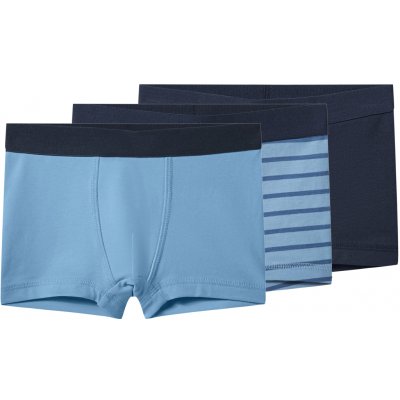 lupilu chlapecké boxerky s BIO bavlnou 3 kusy navy modrá / modrá – Sleviste.cz
