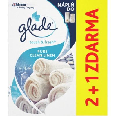 Glade by Brise One Touch vůně čistoty mini spray náhradní náplň osvěžovač vzduchu 3 x 10 ml – Zbozi.Blesk.cz