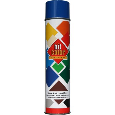 Hitcolor Barva ve spreji 600 ml, enciánová