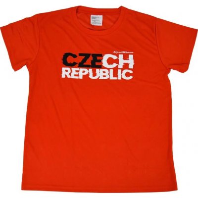 SPORTTEAM ČR 4 oranžové pánské fanouškovské triko – Hledejceny.cz