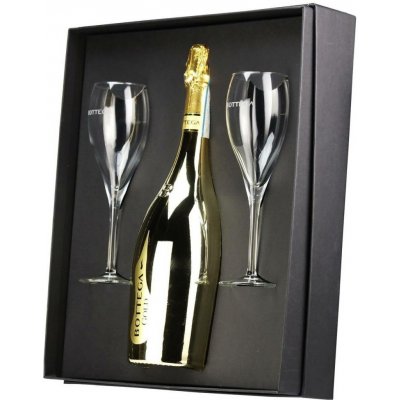 Bottega Gold Prosecco Spumante Brut DOC 11% 0,75 l (dárkové balení 2 sklenice) – Sleviste.cz
