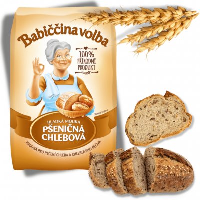 Babiččina volba pšeničná chlebová 1kg – Zboží Dáma