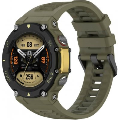 ESES - Silikonový řemínek pro Xiaomi Amazfit T-Rex 2 - Zelený 1530002925 – Sleviste.cz