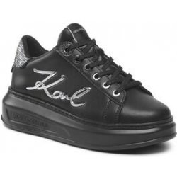 Karl Lagerfeld sneakersy KL62510A Black Lthr w/silver