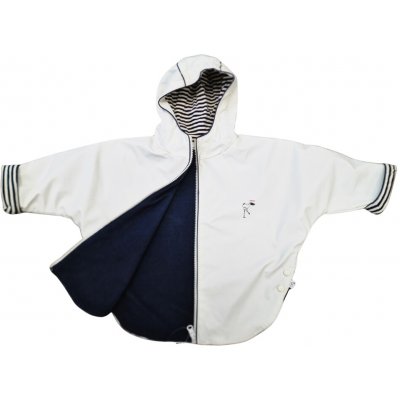 Baby Service Podzimní bunda do deště námořnická bílá – Zbozi.Blesk.cz
