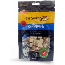 Tails Swingers Mini sendviče s kačicou a rybou pre male plemena 100 g