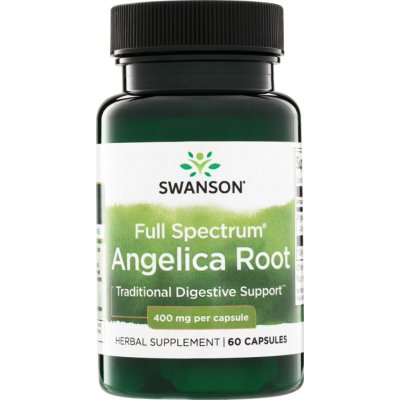 Swanson Andělika Angelica 400 mg 60 kapslí – Hledejceny.cz