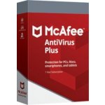 McAfee Antivirus Plus 5 lic. 1 rok (MAP-1Y5D) – Hledejceny.cz