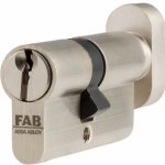 Assa Abloy FAB 2**, 30+35 mm Nikl, s knoflíkem na delší straně – Zboží Mobilmania