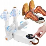 Teplovzdušný vysoušeč bot (obuvi) Heckermann 48°C, 160W s nastavením času ohřevu, UV dezinfekce – Sleviste.cz