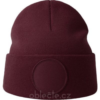 Atlantis Headwear Čepice Wind-S Circular Patch pletená burgundy UNI Burgundová – Hledejceny.cz
