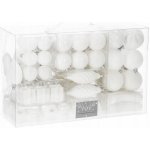 SPRINGOS Maxi 72 dílná sada vánočních ozdob bílá – Sleviste.cz