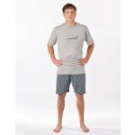 Gina pánské pyžamo krátké 79190P šedé – Sleviste.cz