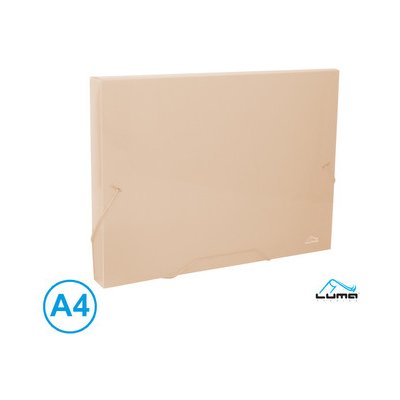 LUMA Desky na spisy s gumou, box A4 pastel, růžový – Zboží Živě