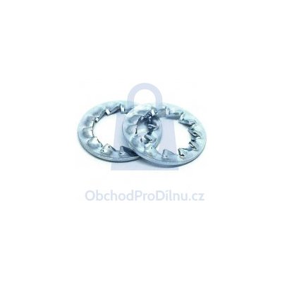 Podložka vějířová s vnitřním ozubením, DIN 6798I, pozinkovaná 15, balení 250 ks – Sleviste.cz