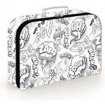 Oxybag Kufřík lamino Komiks White34 cm – Hledejceny.cz
