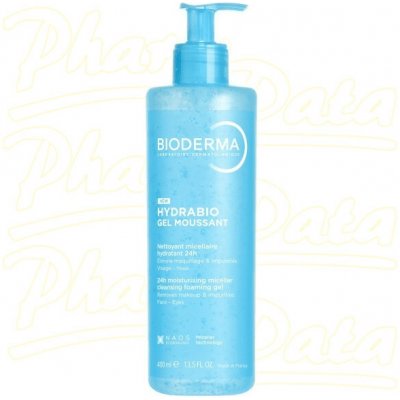 Bioderma Hydrabio Gel Moussant Hydratační a čistící gel na obličej 400 ml – Hledejceny.cz