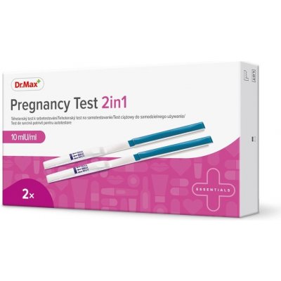 Dr.Max Pregnancy Test 2in1 2 ks – Zbozi.Blesk.cz