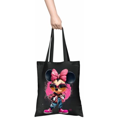 PIXY Dámská bavlněná taška Minnie Mouse Fashion Style – Zbozi.Blesk.cz