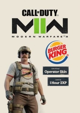 Call of Duty: Modern Warfare 2 Burger King Operator Skin + 1 Hour 2XP