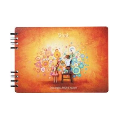 Bobo BLOK Skicák TVOŘIVOST B5, čistý, 80 listů – Zboží Dáma